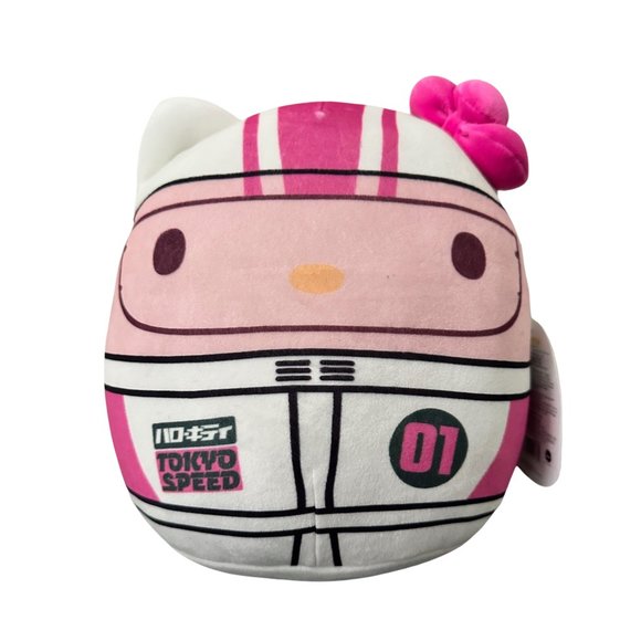 Squishmallows Sanrio Tokyo‎ Racer Plush Toy - Hello Kitty - 8 Inch - Picture 1 of 3